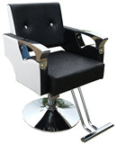 厂家直销发廊用理发美发椅子时尚剪发理容凳不锈钢扶手液压椅957