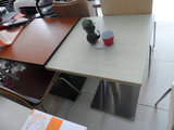 厂家定做餐厅德克士桌椅酒水吧台不锈钢方形圆形条桌二四人位个性