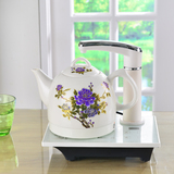 自动上水电热水壶陶瓷套装抽水茶壶烧水壶加水自动断电保温煮茶器
