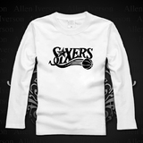 2015篮球迷t恤纯棉长袖t恤阿伦艾弗森科比麦迪帕克t恤圆领t恤-2
