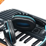 包邮电钢琴电子琴数码钢琴专用耳机 6.5MM头戴式键盘乐器耳机