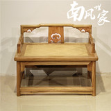 新中式老榆木禅椅免漆家具实木沙发椅打坐椅榫古典围椅厂家直销
