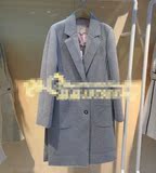 ENC 2016春款 时尚中长款西服外套大衣EHJK61111N JK61111N-2780