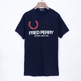 特价 男装FRED PERRY舒适棉料圆领短袖印花T恤FP麦穗上衣