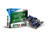 MSI/微星 970A-G43 AM3+ AMD 军规大主板  兼容FX 4300 6300