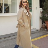 韩版风衣女2016正品秋新款新款中长款修身女士学生外套潮大码 女