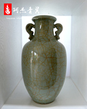 龙泉青瓷大花瓶摆件家具装饰中式仿古工艺品陶瓷创意大号插花花器