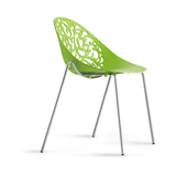 特价绿色镂空北欧宜家塑料设计师现代时尚简约办公餐椅休闲椅子