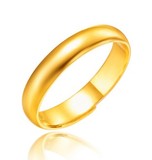 代购周大福 婚嫁男 女款足金 戒指 对戒 (工费48)F 30746 约4.3克