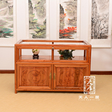 中式榆木实木现代1.2米珠宝柜看宝台首饰展示柜玉器酒柜厂家直销