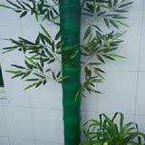 仿真竹子皮假竹节下水管道暖气管装饰管套塑料竹筒竹叶批发