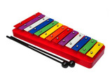 正品 奥尔夫乐器 学校幼儿园音乐玩教具 音箱式13音专业铝板琴 琴