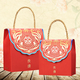 大小号创意喜糖盒子批发中国风婚庆结婚手提礼品盒个性糖果纸袋