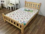 新款特价实木床架橡木床 1.5米1.2米儿童床 泰国进口橡胶木床