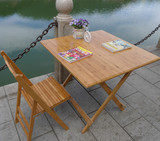 特价正品楠竹桌子折叠桌简易折叠方桌子学习桌宜家实木小桌子圆桌