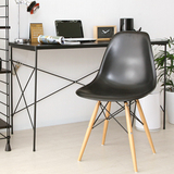 简单电脑椅家用成人椅子塑料创意凳子时尚个性现代简约工业风餐椅