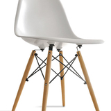 特价实木脚人体工学办公职员椅家用电脑椅子艺术设计彩色休闲餐椅