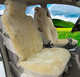 澳洲纯羊毛坐垫 短毛羊剪绒冬季汽车座坐垫 全整张羊皮车垫包邮