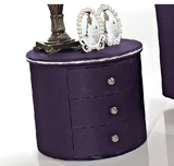 简约现代 可定制颜色 皮床圆形头柜 布艺床头柜L03