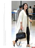 2016韩版新款时尚侧开叉串珠纯色女士长款双面手缝羊绒大衣外套