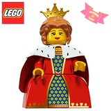 【肉肉】乐高LEGO 71011 第15季人仔抽抽乐16#女王 王后 原封