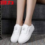 回力女款2016帆布鞋韩版透气系带休闲鞋内增高低帮板鞋运动潮鞋