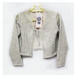 外贸出口澳洲【Target】针织夹银丝长袖外套 开衫衫 线衫 女童