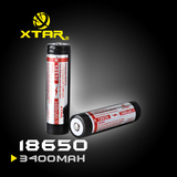 XTAR爱克斯达 三洋18650电池 手电筒电池3400mah可充电3.7v锂电