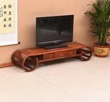 特价促销仿古家具明清古典地柜实木中式现代圆头1.5米三抽电视柜