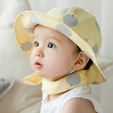 婴儿帽子0-3-6-12个月夏遮阳帽女宝宝帽子夏天女童男童太阳帽包邮