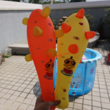 正品海之雨儿童充气摇铃狼牙棒锤子棒子 卡通充气戏水玩具