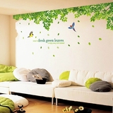 超大客厅沙发背景墙上墙贴画卧室浪漫装饰贴纸照片树防水墙纸贴画