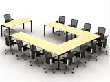 办公家具办公桌小型洽谈桌会议桌椅组合谈判桌特价培训桌方桌条桌