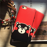 iphone6手机壳硅胶日本熊本熊苹果6S防摔卡通保护5s软保护套6plus