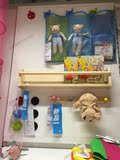 IKEA宜家新品 福丽萨特儿童书架架子 墙面储藏件杂物架实木收纳架