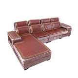 夏季麻将沙发垫特价定做高档欧式红木布艺防滑坐垫凉席皮沙发竹垫