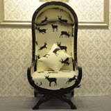 欧式鸟笼椅新古典高背椅实木形象椅会所装饰椅酒店影楼公主椅现货