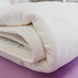 纯白色光滑抗菌床垫席梦思保护垫护床垫床褥出口日本厂家直销