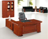 办公家具 时尚简约实木贴皮办公桌 总裁大班台老板桌 主管经理桌