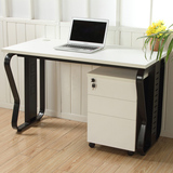 特价简约版现代办公桌椅 单人职员桌 蝴蝶型钢架电脑桌屏风工作位