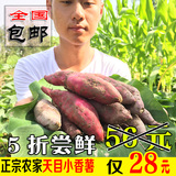 临安特产正宗天目小香薯4斤 农家黄心小红薯山芋地瓜新鲜甘薯果蔬