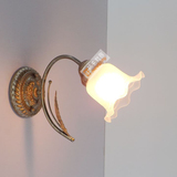 欧式单头壁灯过道走廊厨房灯饰灯具简约时尚个性卧室玻璃灯新款