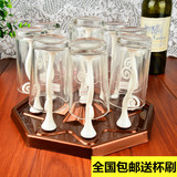优美塑料沥水杯架餐具杯收纳架复古茶杯挂架玻璃杯架晾杯架酒杯架