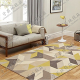 简约现代欧式客厅地毯茶几沙发卧室宜家样板间地毯满铺定制地垫