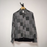 Clot Ribbed Checker Button Up Shirt 格子衬衫 百家布
