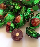 俄罗斯进口 巧克力糖果 榛仁夹心 圣诞节零食品  250g约40颗