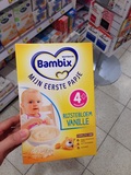 荷兰本土牛栏Bambix营养纯大米米糊米粉  香草味  4个月起
