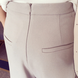 小银子2016春装新款女装时尚挺括马甲+阔腿裤两件套休闲套装