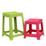 宜家塑料凳子承重王凳子  时尚高凳 加厚浴室防滑凳 餐桌家用凳子