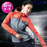 佩极酷 韩国羽毛球服 女新款秋冬速干运动服外套比赛球衣服装